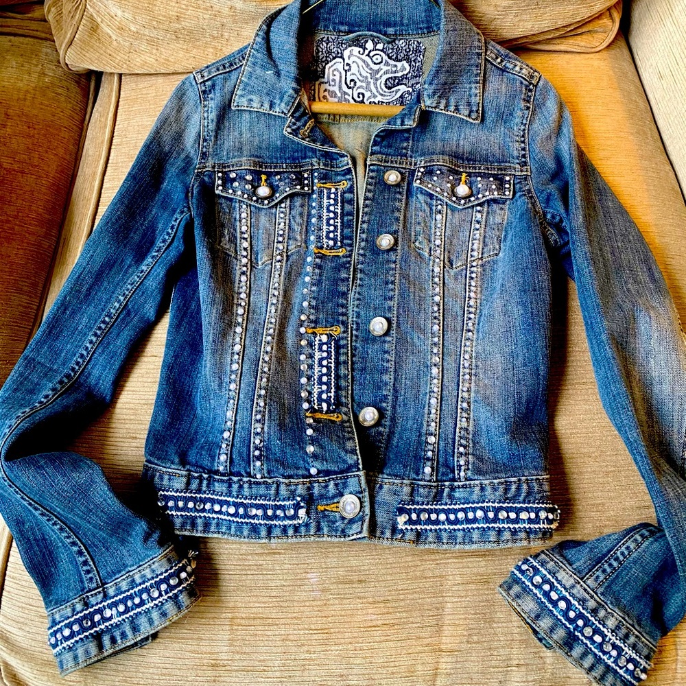 Pearl Blue Jean Jacket